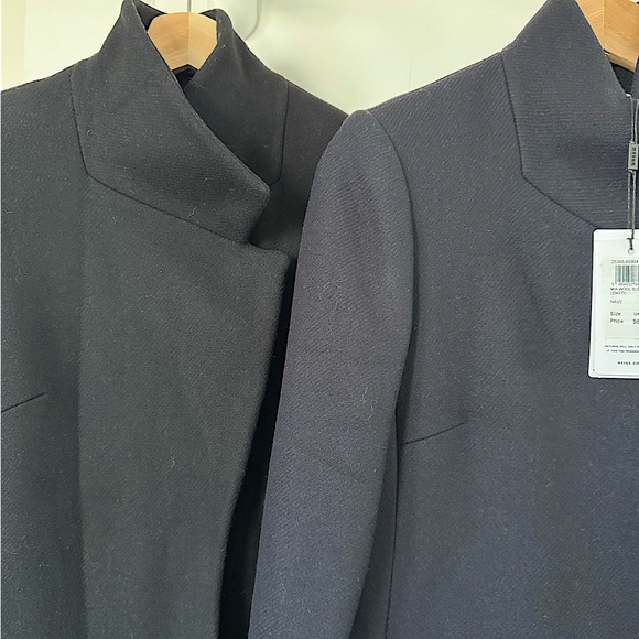 REISS Women’s Wool Blend Mid Length Coat NWT - Picture 7 of 7